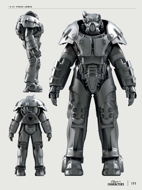 The Art of Fallout 4 X01 Power Armor, Fallout 4 Armour, Fallout 4 Power Armor, Fallout 4 Concept Art, Fallout Power Armor, Fallout Cosplay, Fallout Fan Art, Fallout Concept Art, Power Armour