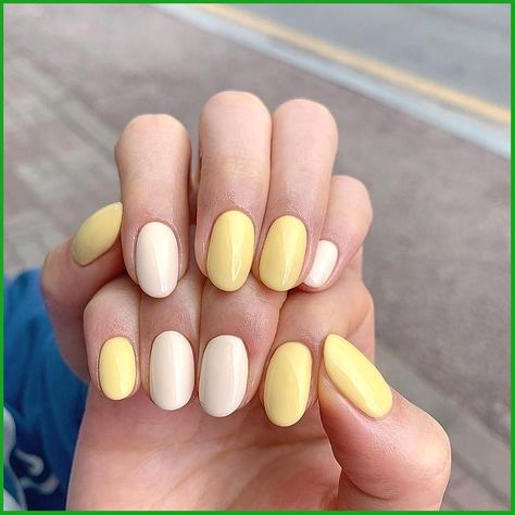 Colorful Pastel Nails, Pastel Yellow Nails, Pastel Blue Nails, Nails Grunge, Lemon Nails, Making Lemonade, Yellow Nail Art, Yellow Nails Design, Color For Nails