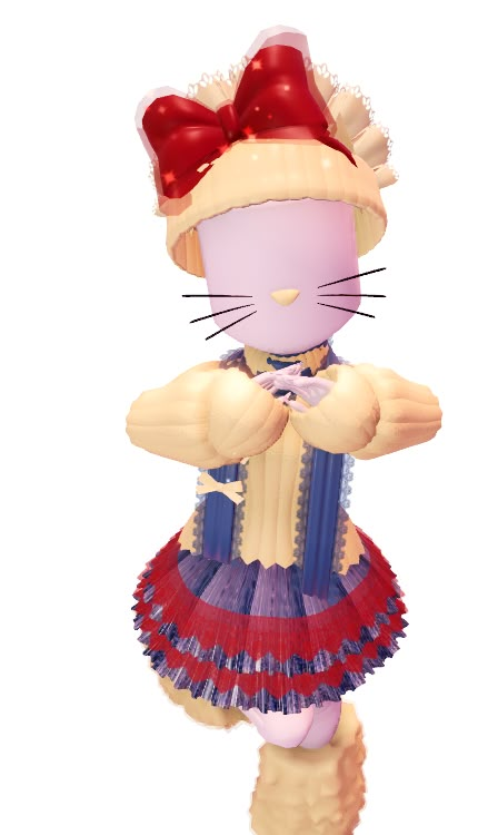 Royale High Hello Kitty Outfit, Hello Kitty Rh, Royale High Cat Outfits, Royal High Outfit Idea, Sanrio Royale High, Hello Kitty Royale High, Royal High Christmas Outfits, Rh Combos, Royals High