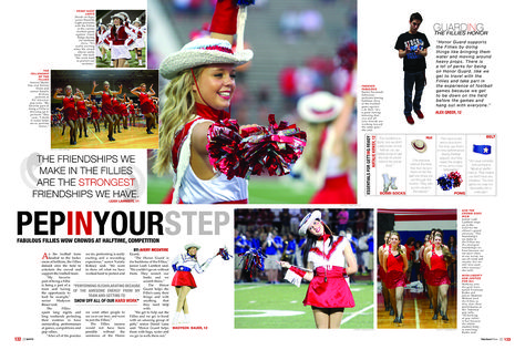 Grapevine High School / Sports / Dance/Drill Team spread Yearbook Spread Ideas, Dance Team Quotes, Yearbook Sports Spreads, Dance Team Fundraisers, Dance Drill Team, Yearbook Mods, Dance Team Pictures, Yearbook Template, Team Theme