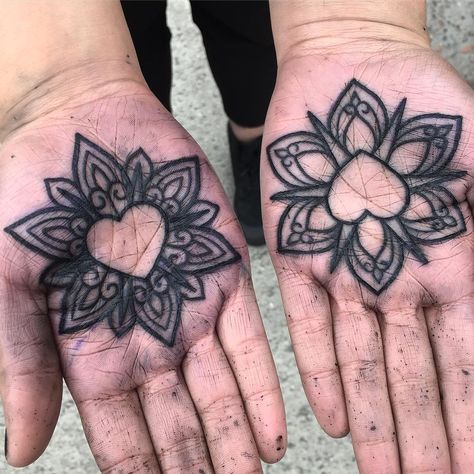 Palm Tattoo, Palm Tattoos, I Tattoo, Flower Tattoo, Thank You, Tattoos, On Instagram, Instagram