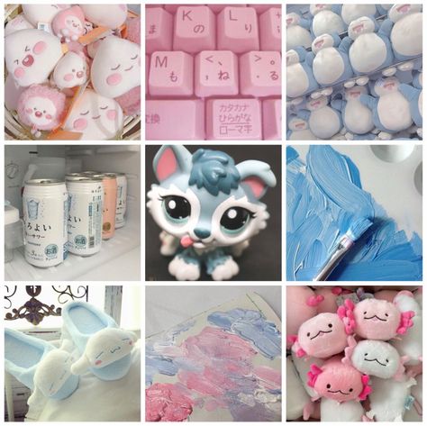 Lps Husky, Lps Moodboards, Blue Husky, Adopt Idea, Lps Toys, Organization Board, Custom Toys, Cute Simple Wallpapers, Mood Board Inspiration