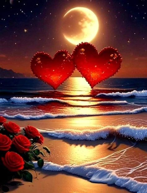 Beautiful Moon Images, Propose Day Images, Mother Mary Pictures, Clip Art Frames Borders, American Flag Wallpaper, Happy Ganesh Chaturthi Images, Kissing Lips, Night Greetings, Good Night Love Images