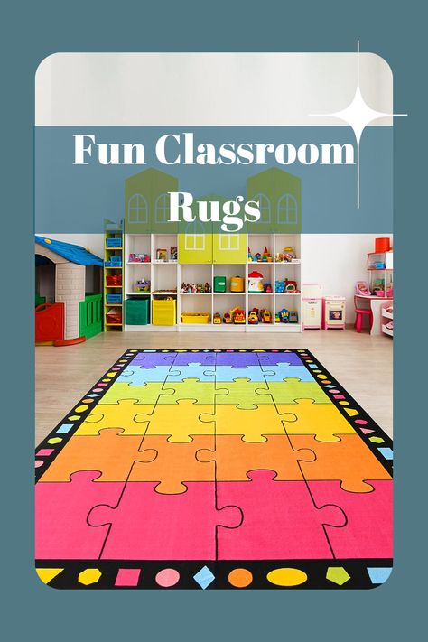 Booooom Jackson Classroom Carpets Kid Rug Children's Classroom Seating Rug for Nursery, School Learning Area, Children's Colorful Area Rug Educational Carpet with Non-Slip Backing(Seats 24),13' x 7'5" #ad Classroom Carpet, Kid Rug, Rug For Nursery, Classroom Carpets, Playroom Mats, Baby Playroom, Classroom Seating, Classroom Rug, Toddler Classroom