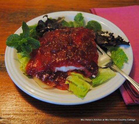 Retro Red Hot Cranberry Jello Salad at Miz Helen's Country Cottage Red Hot Candy, Cranberry Jello Salad, Red Hots Candy, Cranberry Jello, Holiday Salad, Layered Jello, Hot Candy, Lemon Jello, Holiday Salads