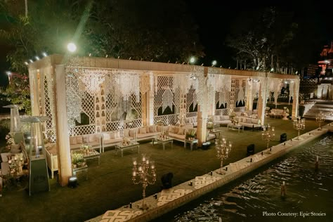 Mehzabeen Lakdawala and Ammar Abbas Fakhruddin, Rambagh Palace, Jaipur | WeddingSutra Jaipur Wedding Decor, Wedding Entries, Wedding Seating Arrangements, Cluster Decor, Wedding Lounge Seating, Rambagh Palace, Seating Arrangement Wedding, Wedding Stage Backdrop, Reception Backdrop