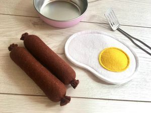 mummy made it me | Products Play Felt Food, Kids Toy Kitchen, Play Food Set, Breakfast Eggs, Pretend Play Food, Felt Play Food, Huevos Fritos, Pretend Food, Toy Food