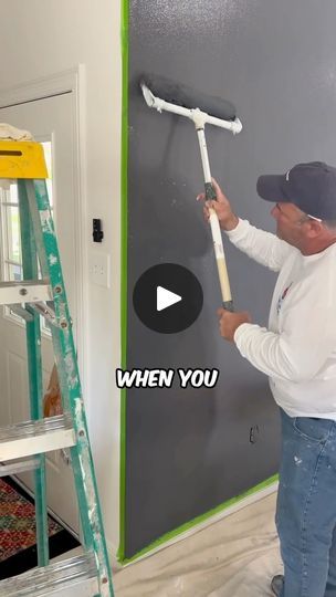 7.3K views · 78 reactions | How to get sharp lines when painting accent walls! #accentwalls #paintingwalls #paintingaccentwalls #housepainting #fyp #foryou #painting #frogtape #sharplines #paintingbusiness #businesstips | DIY Jorge | DIY Jorge · Original audio Painting Corners Of Walls, How To Paint Rounded Corner Walls, Paint Lines On Wall Ideas, Painting Accent Walls, Paint Hacks, Painting Corner, Painting Hacks, Castle Ideas, Accent Wall Paint