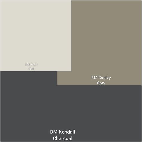 Pale Oak And Kendall Charcoal, Outside House Paint Colors, Stone Colour Paint, Copley Gray, Sherwin Williams Paint Neutral, Home Colour Design, Outside House Paint, Charcoal Walls, House Colours