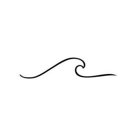 Tattoo Wave, Simple Wave Tattoo, Small Wave Tattoo, Waves Symbol, Wave Tattoo Design, Finger Tattoo For Women, Tattoo Zeichnungen, Trendy Tattoo, Simple Tattoo