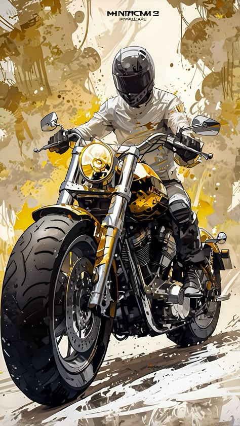 Owl Wallpaper Iphone, Motorbike Illustration, Motorcycle Art Painting, Motorbike Art, Motorcycle Drawing, Andermatt, Bike Drawing, Bike Sketch, Motorcycle Illustration