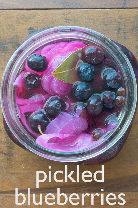 Ginger Lemon Tea, Pickled Fruit, Organic Blueberries, Blueberry Recipes, Lemon Tea, Pickling Recipes, Meat And Cheese, Pinterest Recipes, Fermented Foods