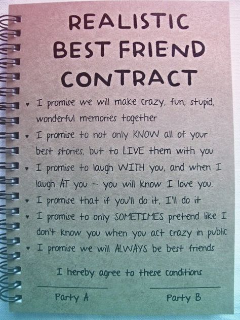 Best Friend Contact, Best Friend Contract, Friend Contract, Presents For Boyfriend Diy, Best Friend Notes, Best Friend Application, Scrapbook For Best Friend, Friend Application, Letter To Best Friend