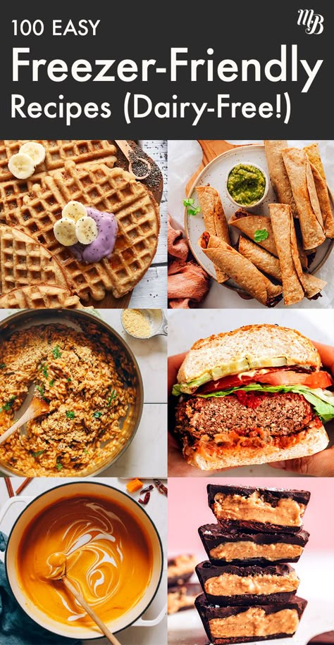 Grillable Veggie Burger, Meal Prep Breakfasts, Gluten Free Freezer Meals, Vegan Freezer Meals, Meals For Baby, Postpartum Prep, Vegan Tortilla Soup, Vegetarian Freezer Meals, Baker Kitchen