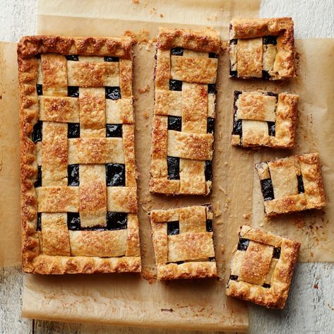 Mixed Berry Pie Bars Recipe | Epicurious Memorial Day Desserts, Mixed Berry Pie, Picnic Desserts, Pie Bar Recipes, Berry Tart, Berry Pie, Pie Bars, Fruit Pie, No Bake Bars