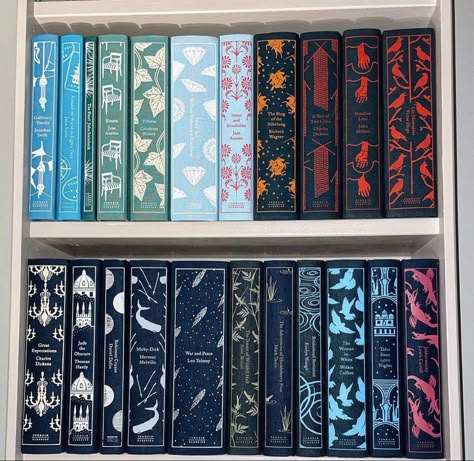 Book Rebinding Cover, Aesthetic Hardcover Books, Cloth Bound Books, Bookbinding Inspiration, Penguin Clothbound, Clothbound Classics, Book Rebinding, Fantasy Fiction Books, Penguin Clothbound Classics