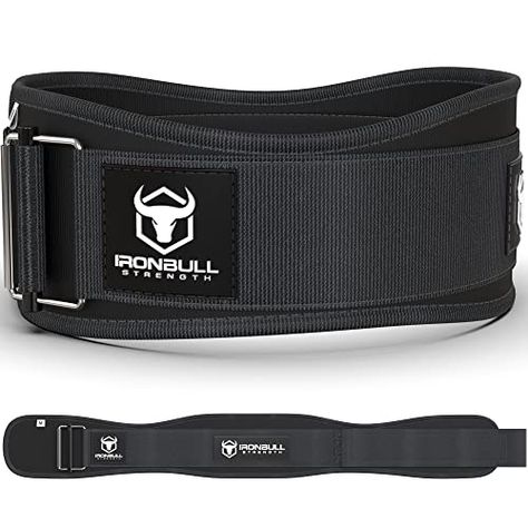 Weight Lifting Belt for Men and Women - Performance Auto-Locking Weightlifting Belt for Cross Training, Functional Fitness, Olympic Lifting and Training Workouts - Squats and Deadlift Contoured Weight Belts Olympic Lifts, Iron Bull, Weight Lifting Belts, Weightlifting Belt, Functional Workouts, Lower Back Muscles, Weight Lifting Workout, Lifting Straps, Training Workouts