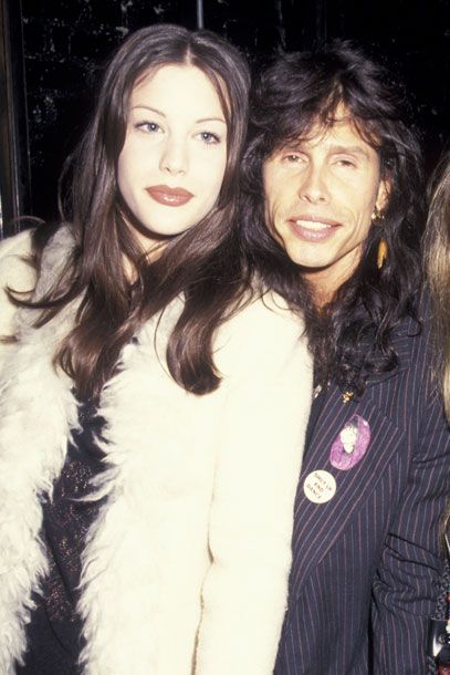 Actress Liv Tyler and father, singer Steven Tyler at Club USA in New York City in 1993. Liv Tyler 90s, Mia Tyler, Bebe Buell, Tyler Aerosmith, Steven Tyler Aerosmith, Robert Burns, Celebrity Families, Liv Tyler, Steven Tyler