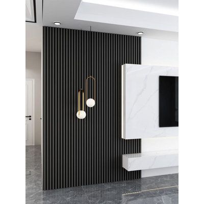 This product is a beautifully designed wood strip decorative wall and ceiling decorative cladding panel that boasts high-quality acoustic properties. The decorative cladding panel can be easily applied to walls and ceilings, be it for domestic or commercial use. Modern styling is personified in every way. These decorative cladding panels come with a smooth wood veneer finish that renders enriched and luxurious color quality. Color: Black Texture | Porpora 5.75" x 94" Wood Singular Wall Floor Til Shiplap Wood Wall, Wood Shiplap Wall, Wood Wall Paneling, Shiplap Wood, Tile Cladding, Barnwood Wall, Wood Slat Wall, Cladding Panels, Wood Cladding