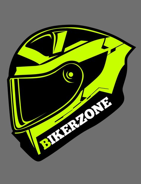 Logo bikerzone Vector Motor, Motorcycle Helmet Decals, Logo Moto, Motorcycles Logo Design, Helmet Decals, Auto Sticker, Moto Logo, Bike Logo, Helmet Logo