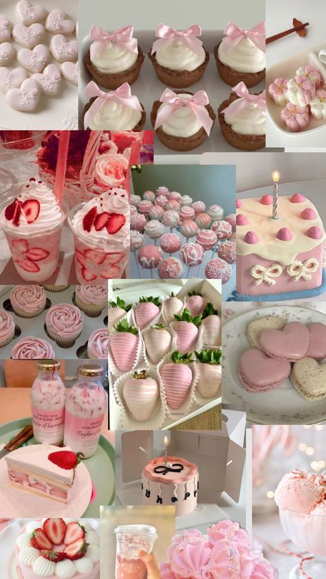 pink foods 🌸🎀 Pink Snacks Aesthetic, Pink Birthday Sleepover Ideas, Savory Pink Food, Pink Tea Party Food, Sleepover Birthday Cake, Pink Birthday Party Food, Pink Food Board, Coquette Sleepover, Bday Snacks