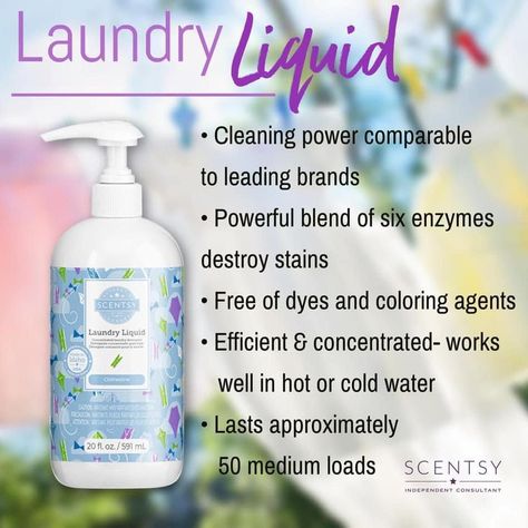 Scentsy Cleaning Products, Scentsy Banner, Scentsy Facebook, Scentsy Pictures, Scentsy Recipes, Scentsy Facebook Party, Scentsy Marketing, Scent Booster, Laundry Liquid