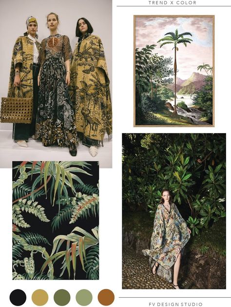 FV TREND X COLOR | A JUNGLE AFFAIR - SS 2020 Valentino Resort, Fashion Trend Forecast, 2020 Fashion Trends, Jungle Print, 2020 Fashion, Print Trends, Popular Hairstyles, Trend Forecasting, Trend Fashion