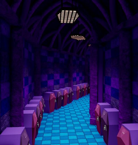 Monster High Environment, Monster High School Building, Monster High School Aesthetic, Monster High Layout, High Visuals, Monster High Background, High Background, Monster High School, Dark Circus