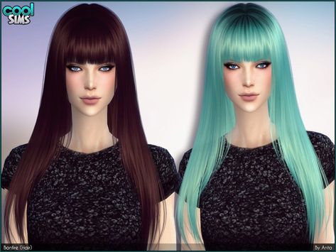 Anto – Bonfire (Hair) for The Sims 4 Women’s Hairstyle by Anto Available at The Sims Resource DOWNLOAD Long straight hair with fringe for ladies V2: Strange black line around belly removed WARNINGFile was zipped using a Mac, if you see a folder called _MACOSX do not install the package inside. Creator Notes Please:Don’t include the mesh in your retexturesDon’t use my texture/alpha Credits: S4S, S4Cas Tools, S4PE ID: SC4-100223 Long Straight Hair With Bangs, Hair With Fringe, Straight Hair With Bangs, Female Hairstyles, Cc Hair, Pelo Sims, Sims 4 Cc Makeup, Sims 4 Cc Skin, Straight Bangs