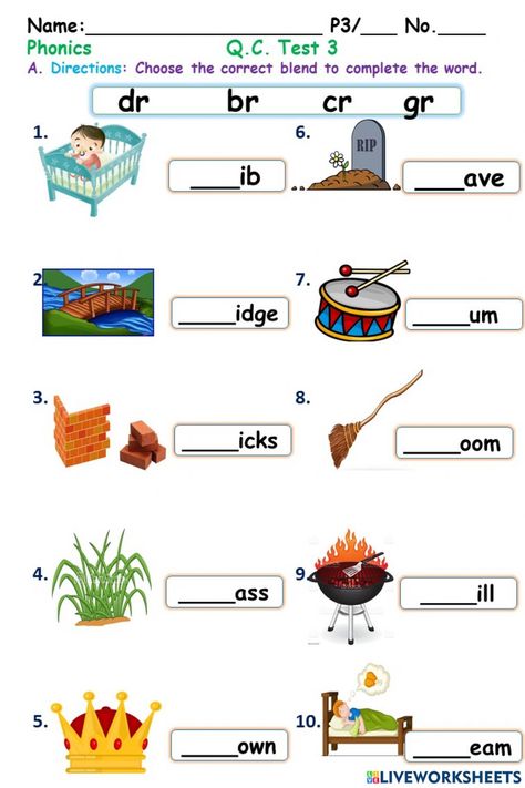 Consonant Blends Worksheets, Long Vowel Sounds, Blends Worksheets, Consonant Blends, Tricky Words, Jolly Phonics, Vowel Sounds, Letter Sounds, Word Families