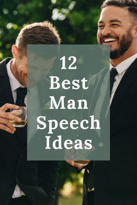 Are you standing up in a wedding as the best man? Aside from planning the bachelor party, you have one very public and important responsibility—giving a best man speech at his wedding. When it comes to preparing a best man speech, there’s a lot of pressure. #bestmanspeech #weddingplans #weddigplanning #bestman Best Man Speech Ideas, Best Man Responsibilities, Best Man Speech Examples, Groomsman Speech, Mens Bachelor Party, Bachelor Party Planning, Best Man Duties, Best Man Toast, Best Man Wedding Speeches