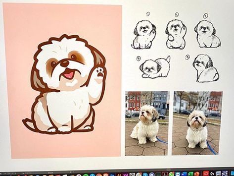 Gimme Paw joy paw fun concept inspiration happy cartoon shihtzu sketches doggy walking service cute love daycare logo mascot dog Pet Tattoo Ideas, Daycare Logo, Tatoo Dog, Small Dog Tattoos, Perro Shih Tzu, Concept Inspiration, Puppy Drawing, Logo Mascot, Dog Sketch