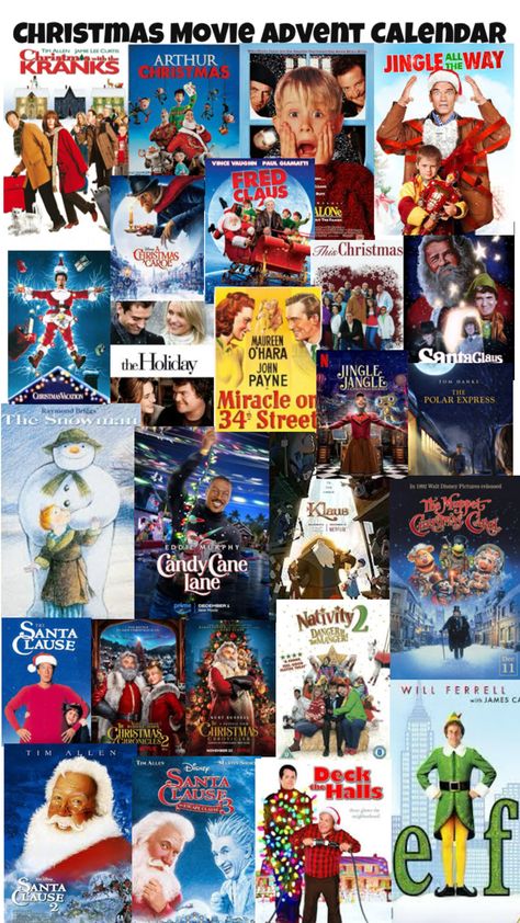 Movie Advent Calendar, Fred Claus, Vince Vaughn, Maureen O'hara, Eddie Murphy, Walt Disney Pictures, Polar Express, Christmas Movie, Tom Hanks