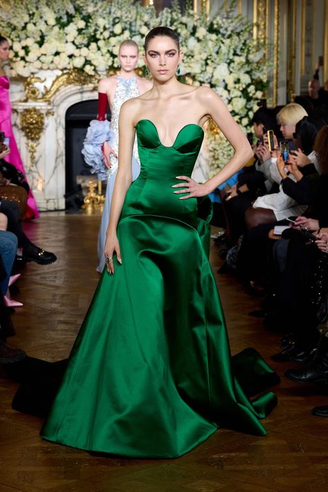 Miss Sohee, Ellie Saab, Spring Couture, Green Outfit, Spring 2024, Red Carpet Fashion, Couture Collection, Dolce & Gabbana, Couture Fashion