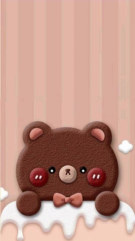 Backgrand Wallpaper, Pink Bear Wallpaper, Bear Lockscreen, Beauty Iphone Wallpaper, Iphone Wallpaper Yellow, Iphone Wallpaper Music, Kawaii Wallpapers, Teddy Bear Wallpaper, Wallpaper Wa