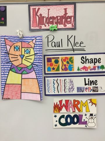 Grade 1 Art, First Grade Art, Kindergarten Art Lessons, Paul Klee Art, Kindergarten Projects, Elementary School Art, Kindergarten Art Projects, 2nd Grade Art, Learning Goals