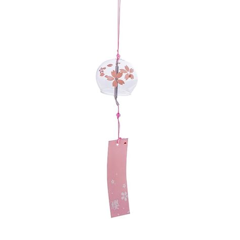 Vosarea Japanese Glass Wind Chimes Hanging Wind Chime Pendnat Label Chimes Wind Bells (Sakura): Amazon.ca: Home & Kitchen Balcony Garden Diy, Japanese Garden Decor, Wind Bells, Japanese Wind Chimes, When The Wind Blows, Glass Wind Chimes, Diy Wind Chimes, Bell Design, Vintage Garden Decor