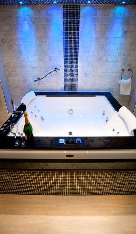 Sanctuary Spa Suite - Double Jacuzzi bath , Infra Red Sauna Double Jacuzzi Bath, Jaccuzi Bathroom Master Bath, Jacuzzi Tub Decor, Bathroom Jacuzzi, Jacuzzi Tub Bathroom, Bathroom Tub Remodel, Dream Bathroom Master Baths, Jacuzzi Bathroom, Spa Suite