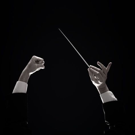 Conductor Photography, Conductor Aesthetic, Academy Aesthetic, Hogwarts Professors, Orchestra Conductor, Half Elf, Hand Reference, Japon Illustration, Music Aesthetic