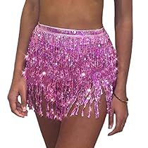 Sequin Fringe Skirt, Rave Skirt, Sequin Costume, Rave Costume, Belly Dance Skirt, Sparkly Skirt, Glitters Skirt, Hip Scarf, Tassel Skirt