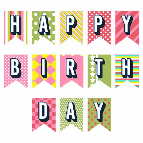 Happy Birthday Printable Banner Letters Birthday Banners Free Printable, Birthday Banner Templates Free Printable, Happy Birthday Lettering Printable, Printable Birthday Banner Template, Happy Birthday Letters Printable Free, Happy Birthday Stickers Free Printable, Happy Birthday Alphabet Letters, Printable Happy Birthday Banner Letters, Letter Templates Printable Free