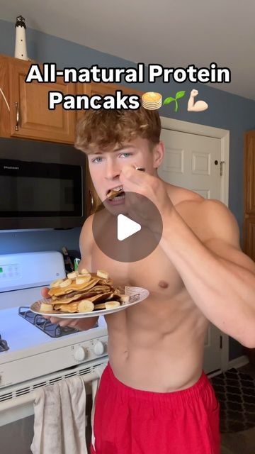 Ethan Downey on Instagram: "What do you guys think? 

@legion code “DOWN”
Buy one get one 50% off protein powder right now

@adaptedfam pants code DOWN

Also, if you do decide to top them with a small banana/honey you can expect to add about 100 cals of pretty much straight carbs. Otherwise, the pancakes alone are what’s shown for calories/macros

•
•
•
•
#gym #protein #proteinpancakes #diet #nutrition #recipe #fitness #health #bodybuilding #muscle 
#natural #leanmuscle #shredded" Gym Protein, Banana Honey, Small Banana, Natural Protein, Protein Pancakes, Diet Nutrition, Lean Muscle, Fitness Health, Buy One Get One