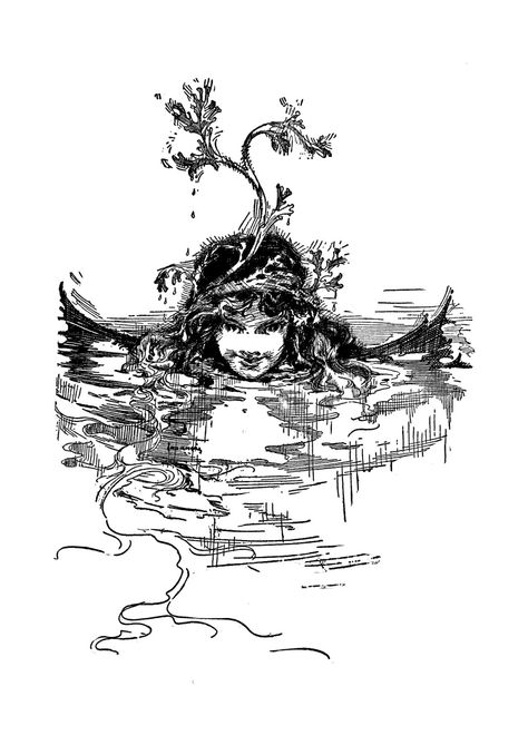 John R. Neill J R R Tolkien Illustrations, John R Neill Illustrations, John Alcorn Illustration, A Mermaid John William Waterhouse, Vintage Fairy Illustrations Black And White, Water Fairy, Art Eras, Magical Women, Storybook Art