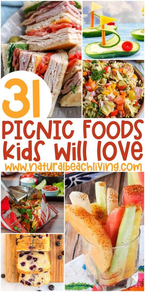 Planning a day of outdoor fun with the little ones? Dive into a delightful collection of 31 picnic ideas that are sure to bring smiles and satisfy appetites. From creative snacks to engaging activities, these ideas are perfect for making your family outing memorable. Whether you're heading to the park or setting up in your backyard, these kid-friendly suggestions from Natural Beach Living will inspire a day full of laughter and delicious treats. Perfect for creating cherished memories in the great outdoors! Picnic Ideas For Kids, Picnic Food Kids, Food Activities For Kids, Picnic Treats, Best Picnic Food, Kid Sandwiches, Lake House Food Ideas, Creative Snacks, Food Activities