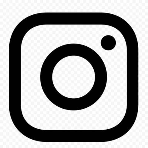 Instagram Icon No Background, Instagram Logo Black And White, Instagram App Logo, Instagram Outline, Instagram Logo Png, Íntagram Icon, Black And White Outline, Original Background, Instagram App