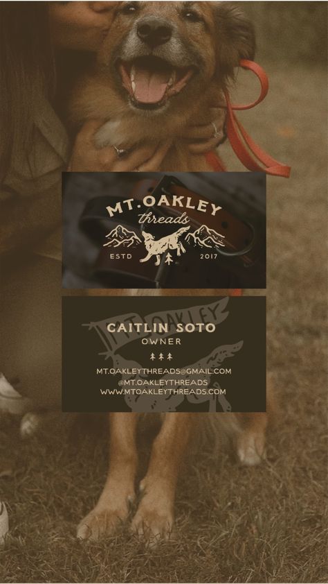 Vintage and outdoorsy inspired business card design created by Cindy Roaming Designs for a handmade leather dog gear business. includes earthy hand drawn elements and storytelling branding. Designed by Cindy Roamign Designs
↟↟↟
branding for small businesses| dog gear branding | earthy logo design | moody logo design | nature inspired branding | storytelling brand design | poetic logo design | earthy graphic designer | print media design | earthy business card design | business card design for photographers | business cards | dog company brand Storytelling Branding, Earthy Logo Design, Logo Design Nature, Earthy Logos, Nature Logo Design, Photographer Business Cards, Hand Drawn Elements, Print Media, Dog Gear