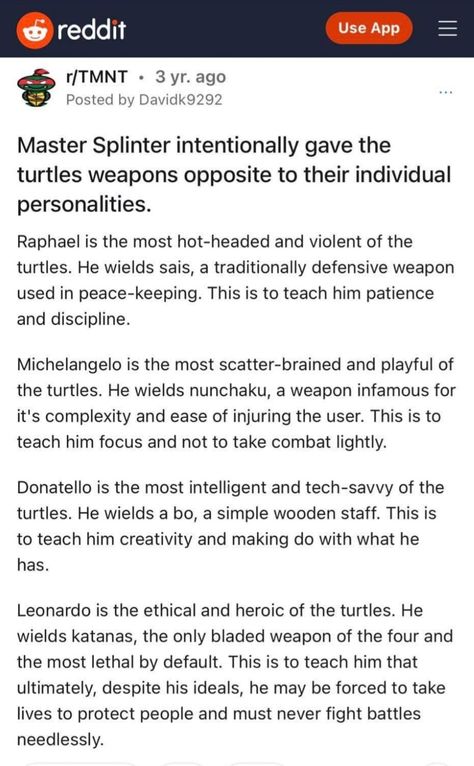 Tmnt Tumblr, Tmnt Splinter, Tmnt Headcanons, Teenage Turtles, Usagi Yojimbo, Ninja Turtles Funny, Teenage Mutant Ninja Turtles Art, Teenage Ninja, Mutant Ninja