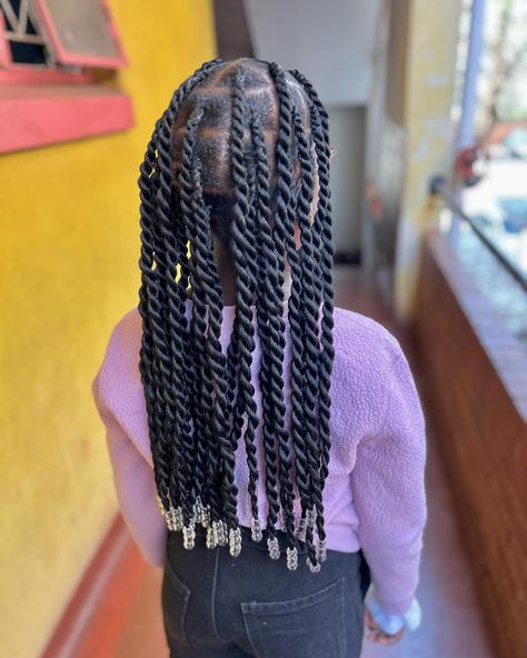 Large Twists, Twist Hairstyles, Girl Hairstyles, For Girls, Twist, Hairstyles, Hair Styles, Quick Saves