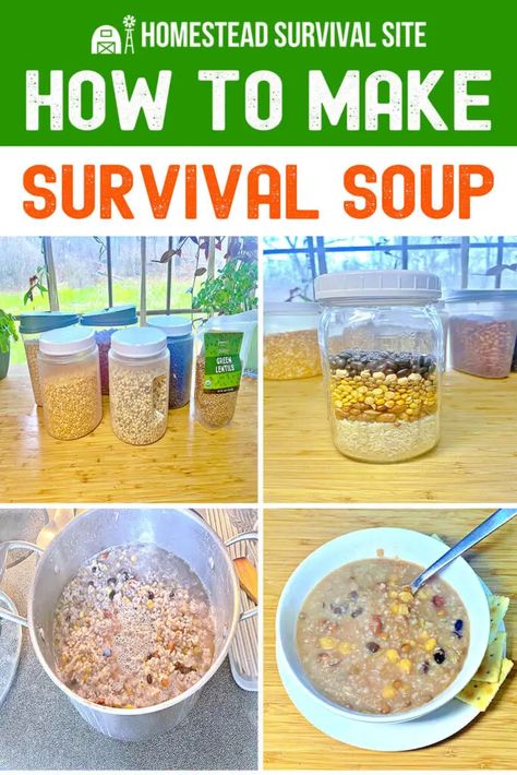 Survival Cooking, Poblano Soup, Homestead Lifestyle, Best Survival Food, Survival Foods, Emergency Preparation, Green Lentils, Urban Survival, Emergency Food