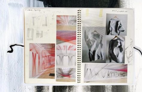 #ClippedOnIssuu from Fashion design portfolio by Leah Lee Oxana Goralczyk, Csm Sketchbook, Portfolio Moodboard, Fashion Sketchbook Inspiration, Sketchbook Layout, Textiles Sketchbook, Hanging Rock, A Level Textiles, Fashion Design Books